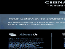 Tablet Screenshot of chinaautogroup.com